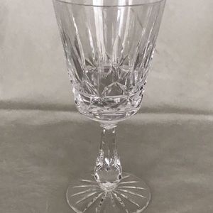 5 Lismore Waterford crystal wine glasses